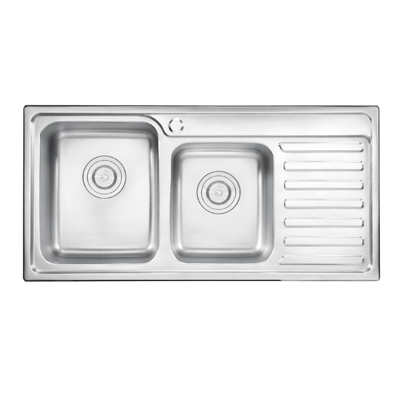 OS9245D Double Bowl Drainboard Sink